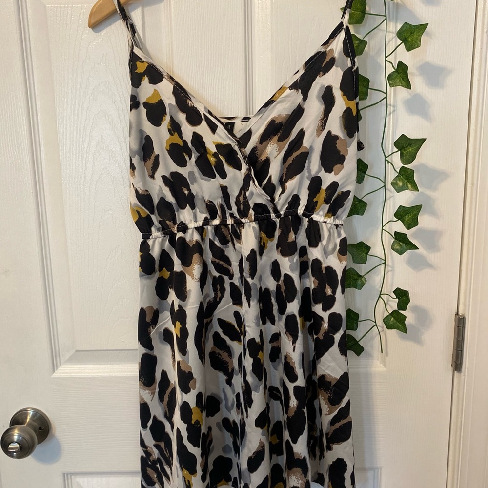Sexy Leopard Print Slip dress